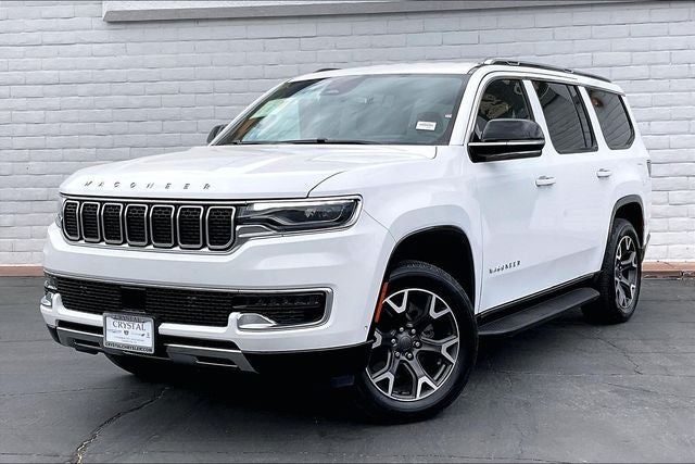 2024 Jeep Wagoneer Series III in Bright White Clearcoat — front three-quarter view