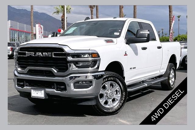 2026 RAM 2500 Big Horn in Bright White Clearcoat — front three-quarter view