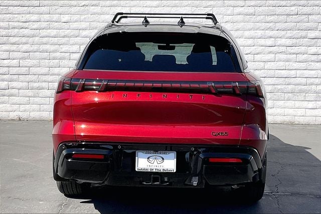 2027 INFINITI QX65 — rear three-quarter view